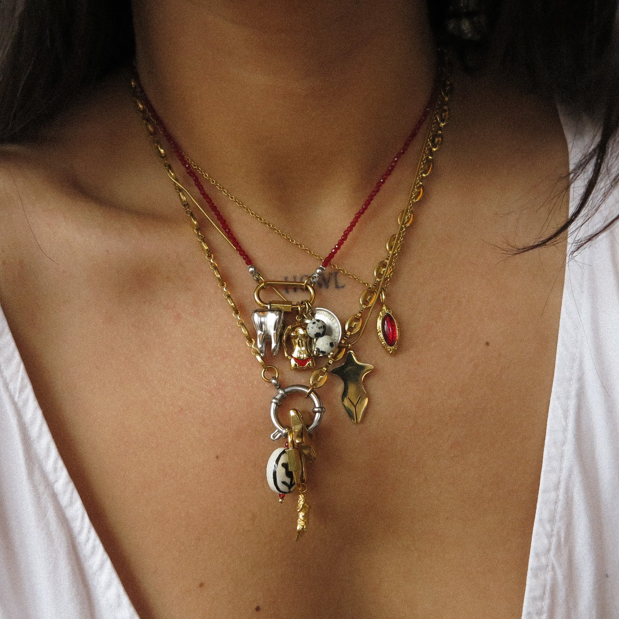 "Pearl" Female Body Necklace