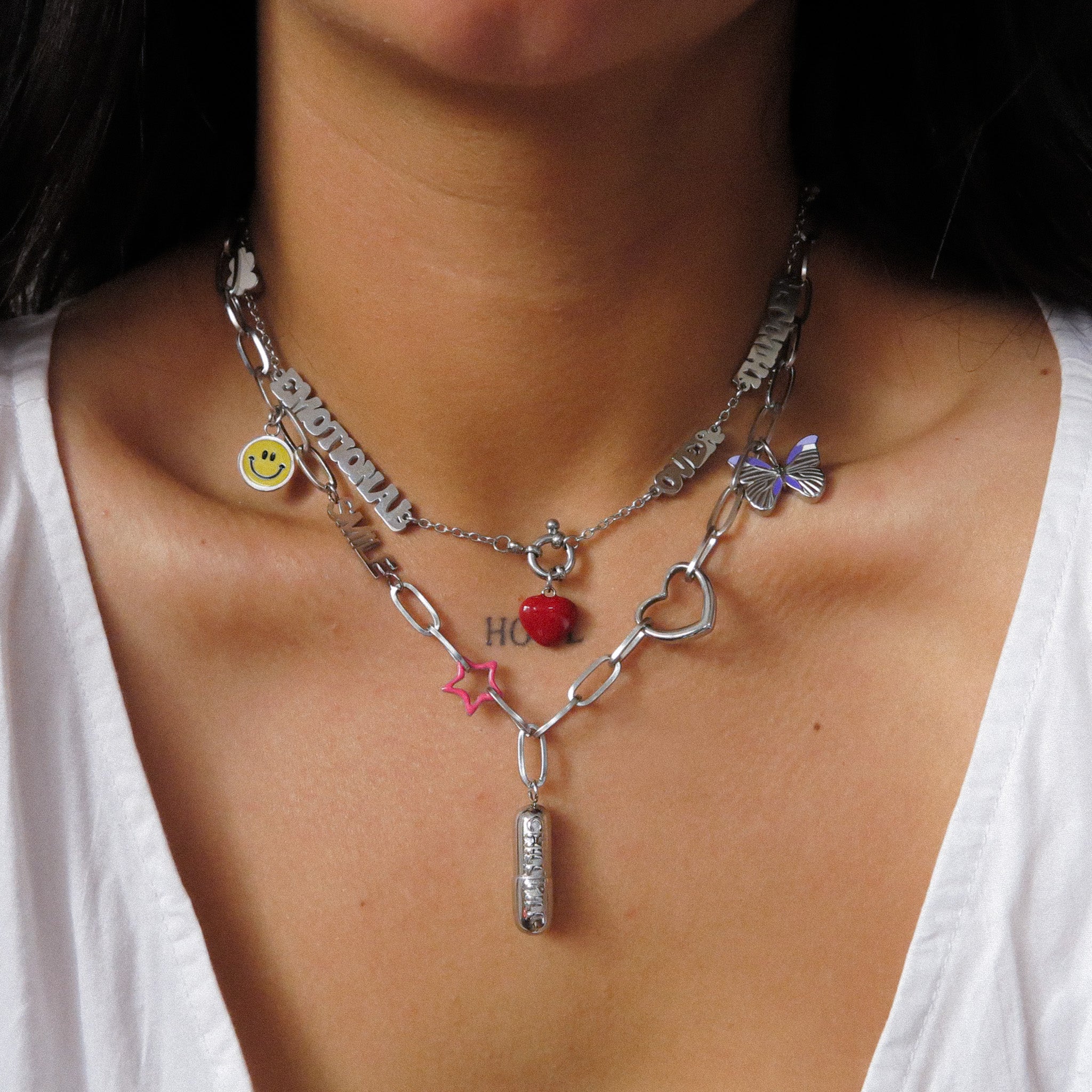 "Overthinker" Rotating Necklace