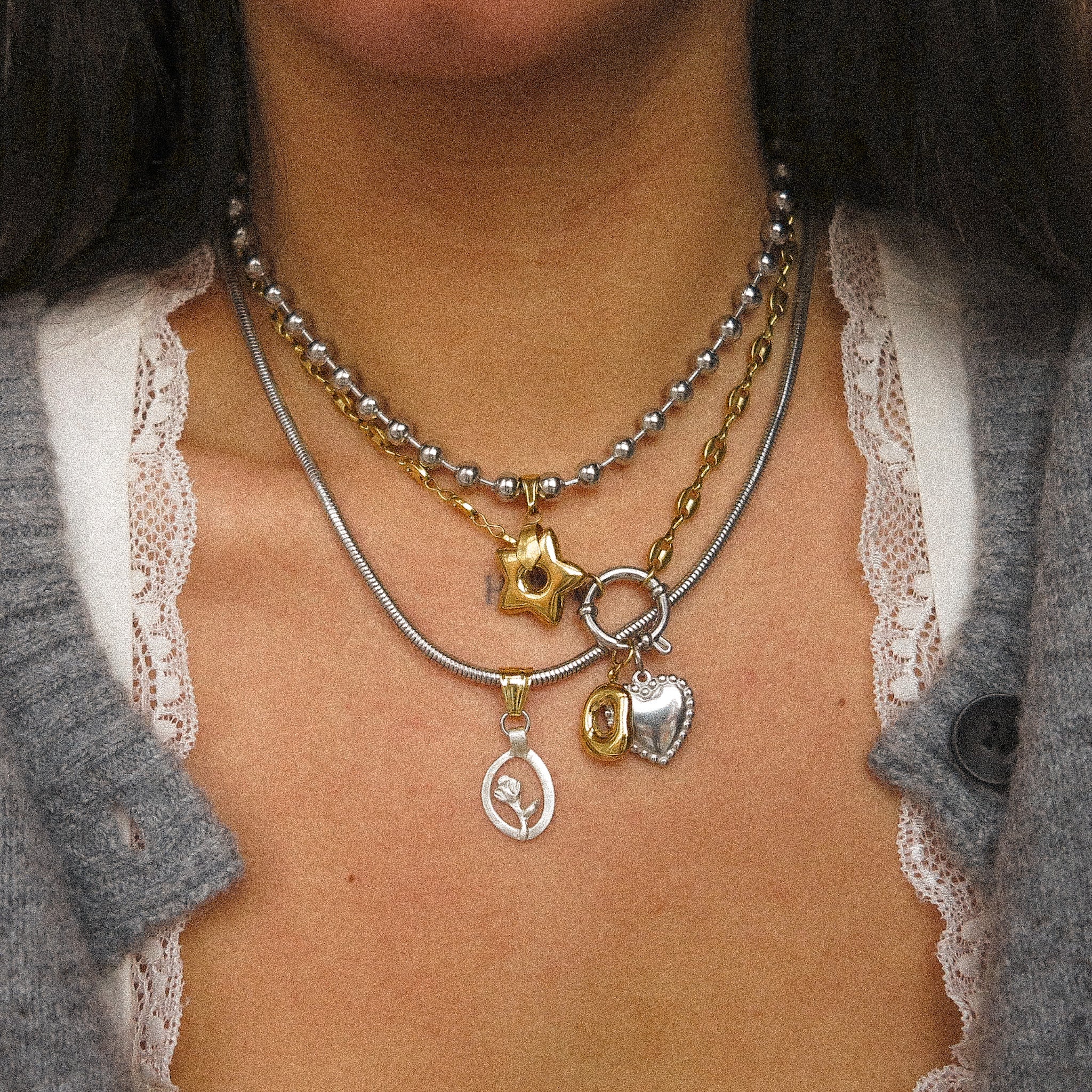 "Fleur" Flower Necklace