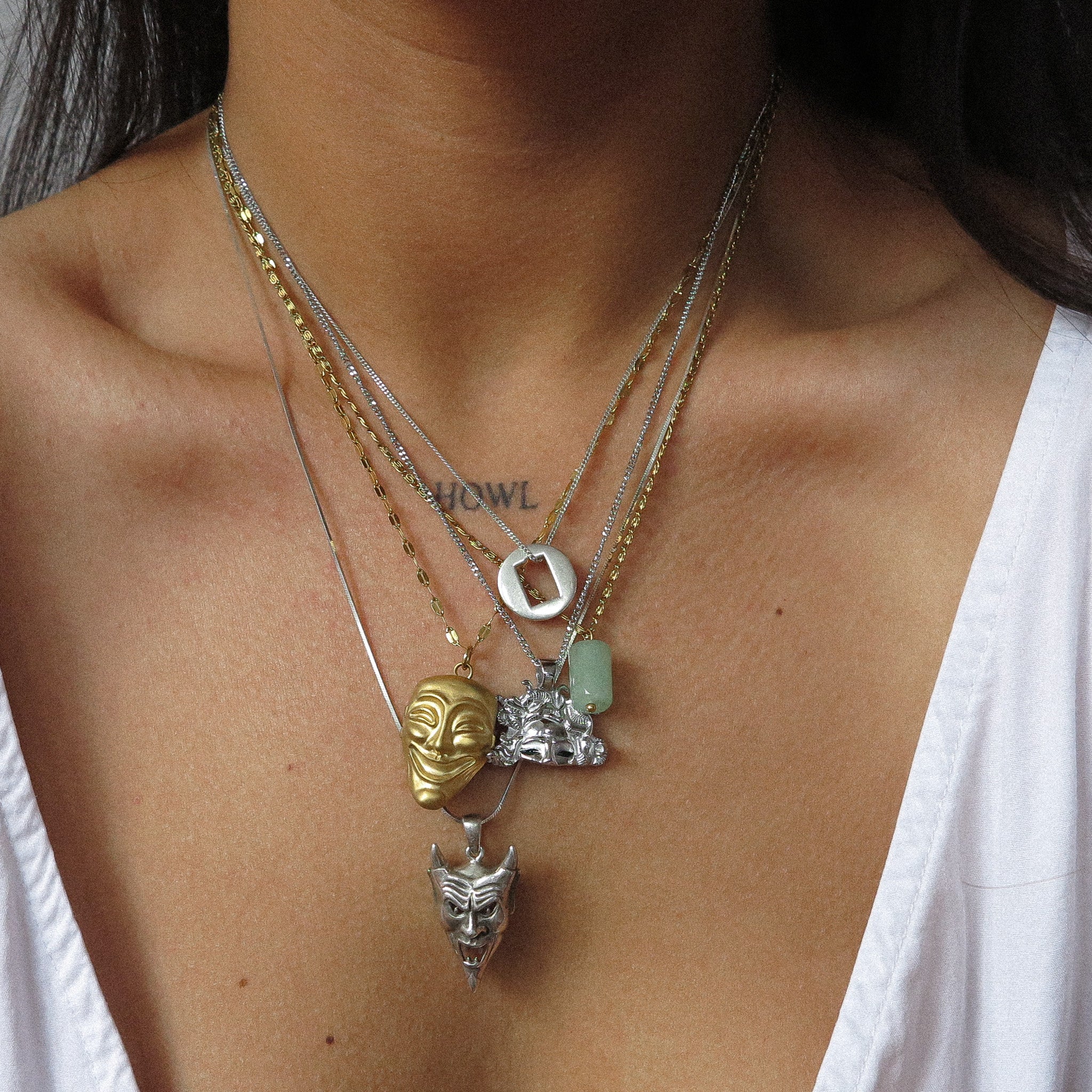Gold Scroll Chain