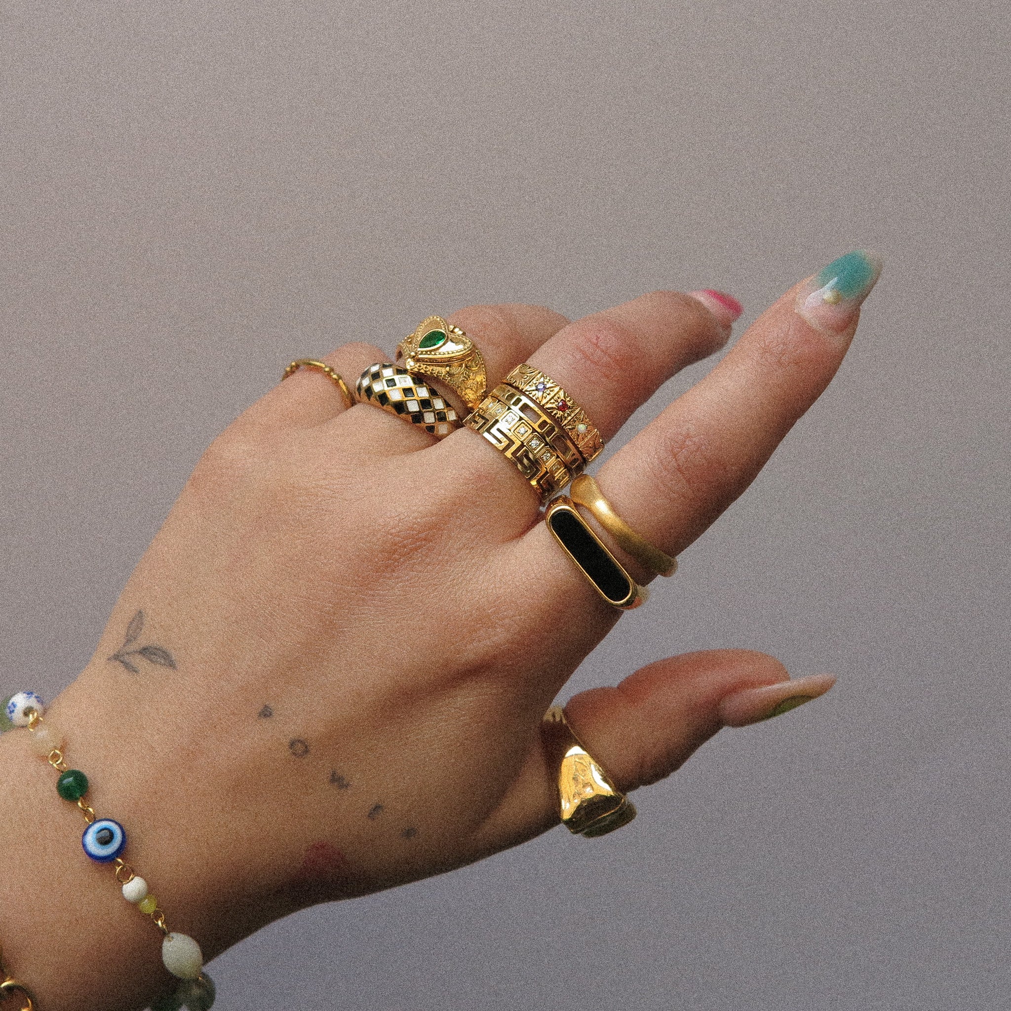 “Hypno” Pattern Ring