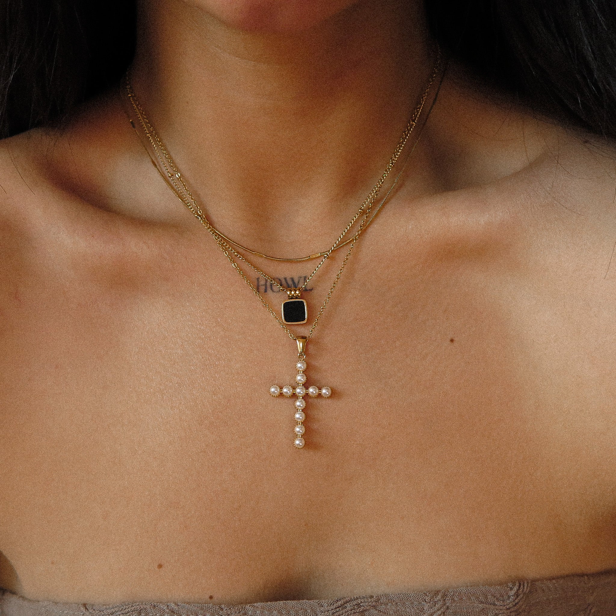 "Tina” Perfect Stacking Bone Necklace