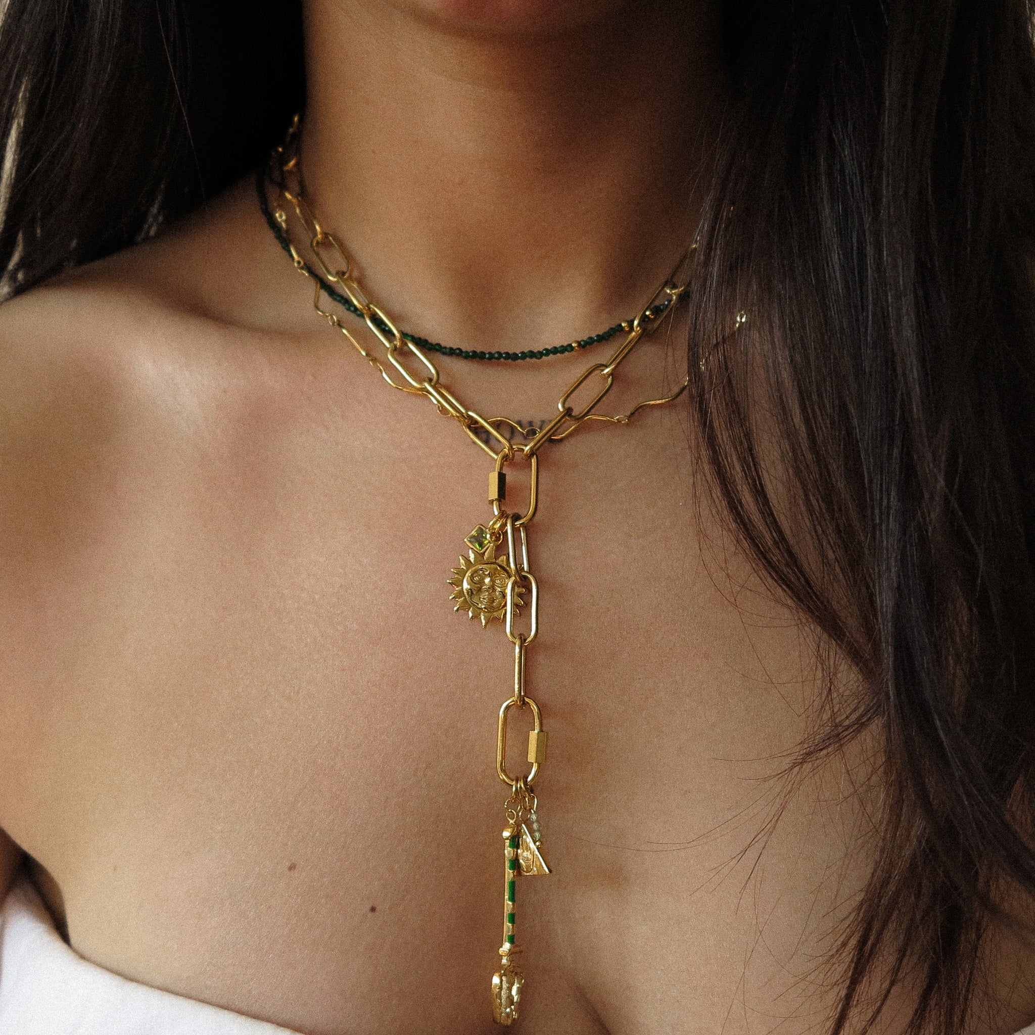 Sun Face Charm