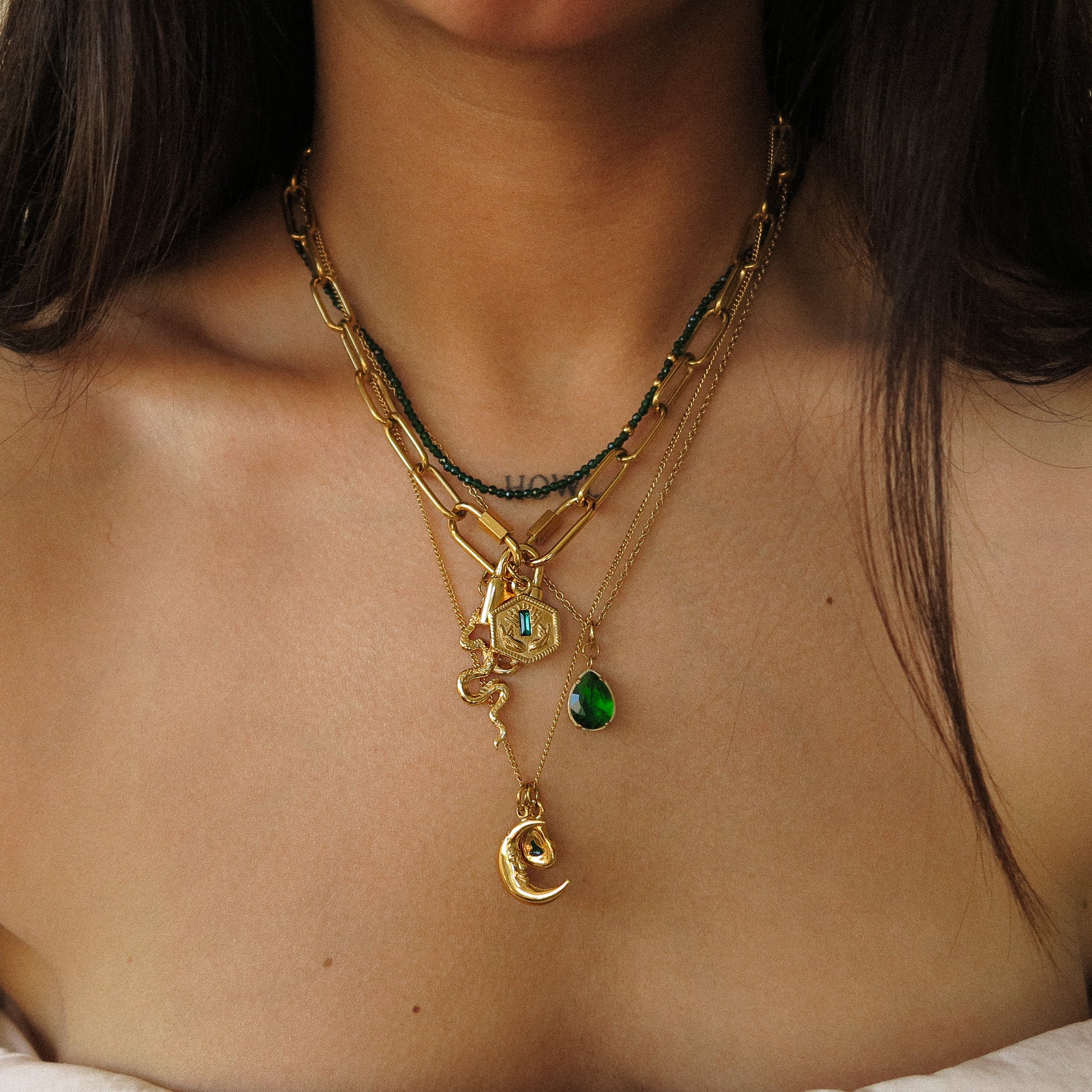 Moon Face Charm