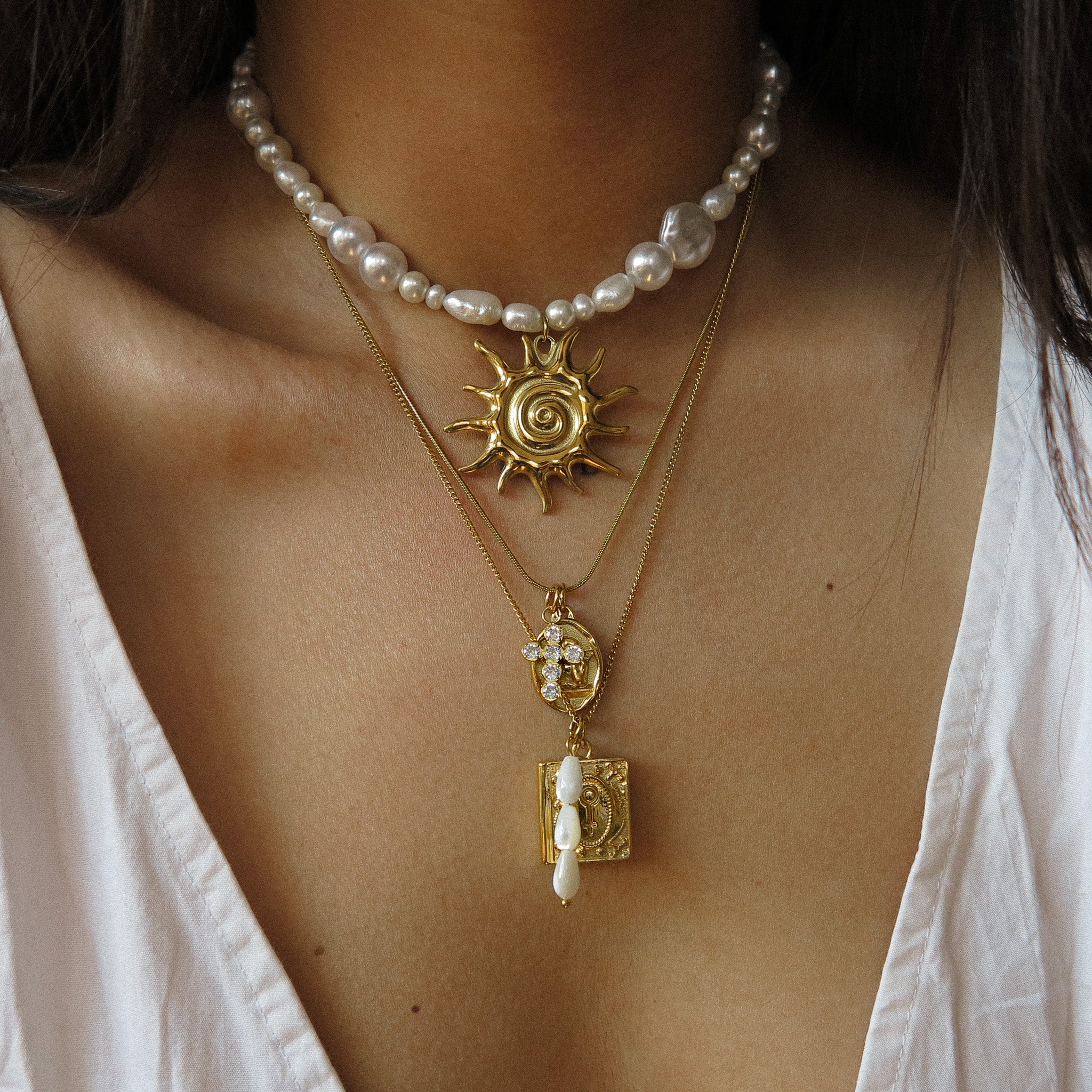 Oval Cherub Charm