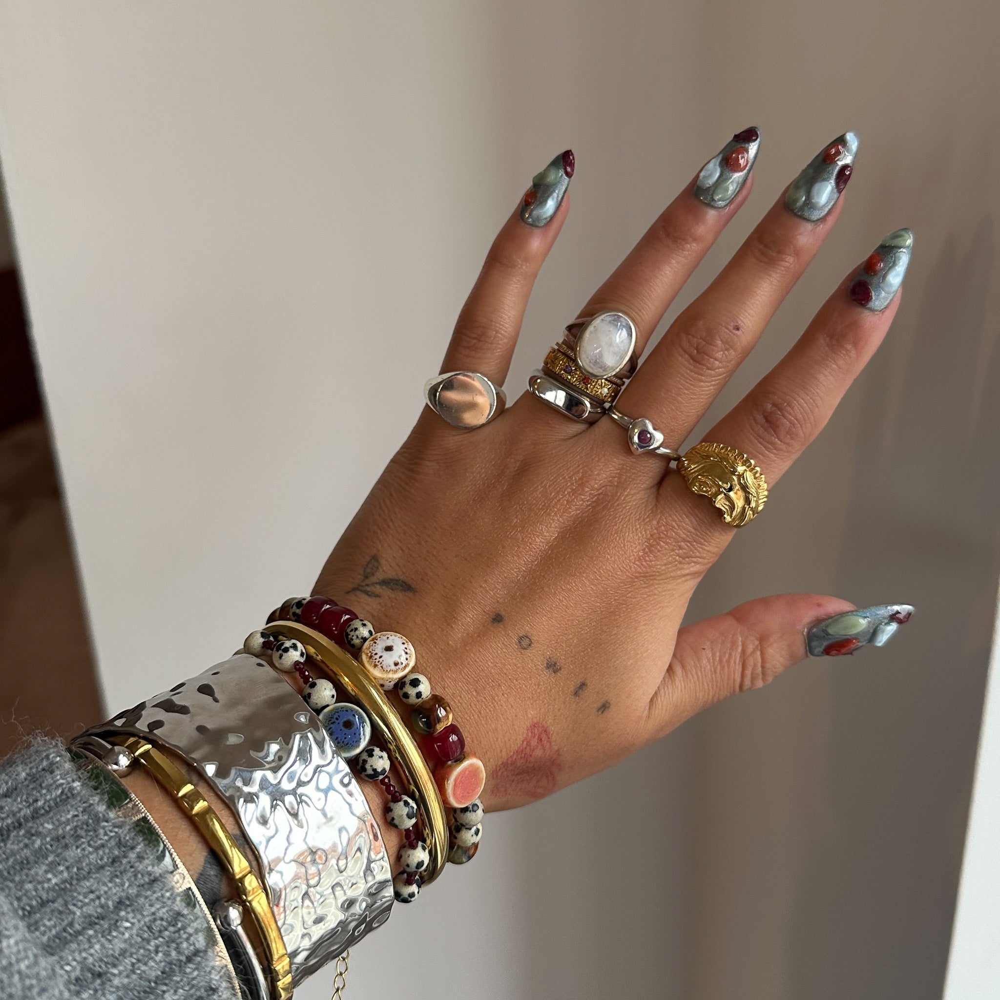 "Zipporah" Steel Bangle
