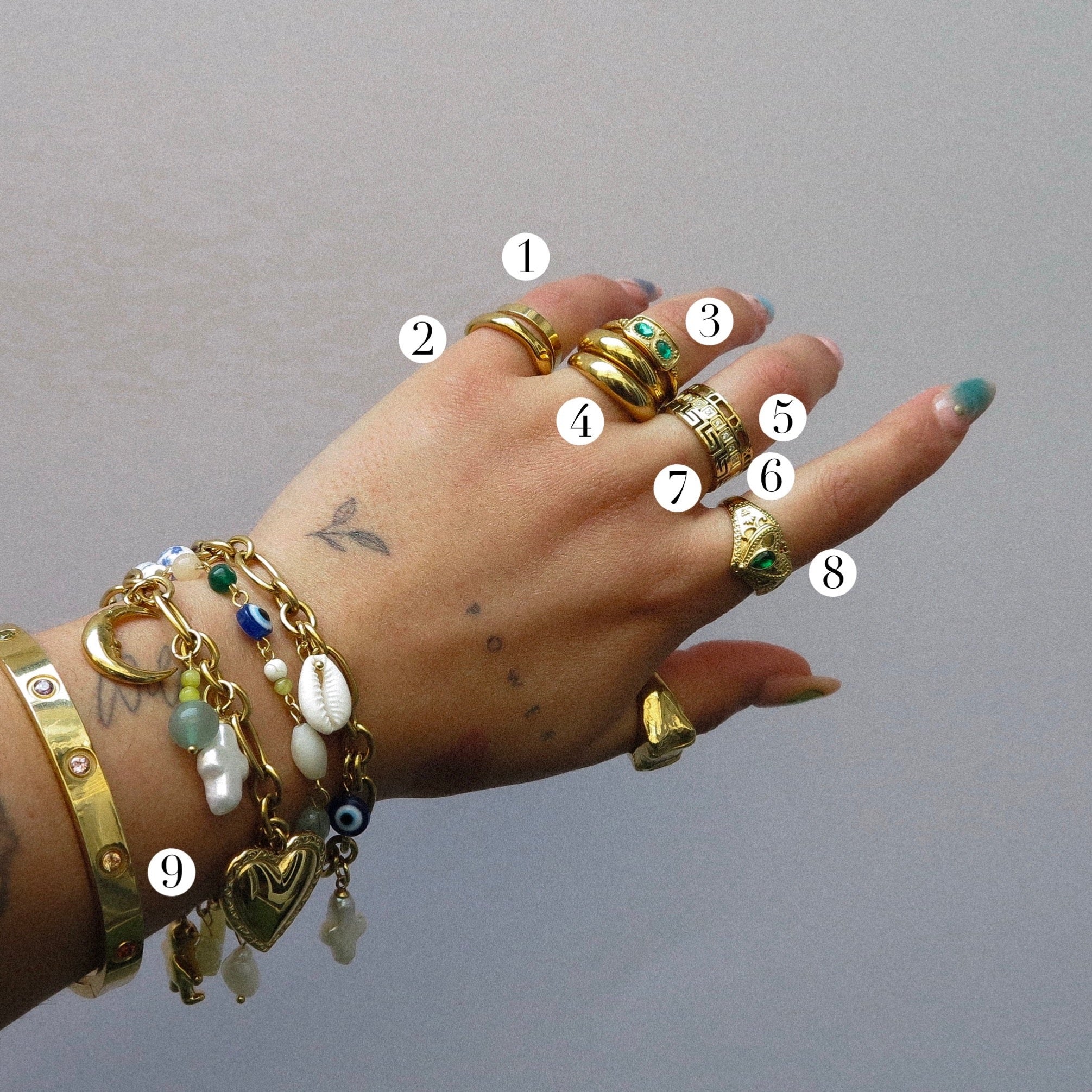 “Hypno” Pattern Ring