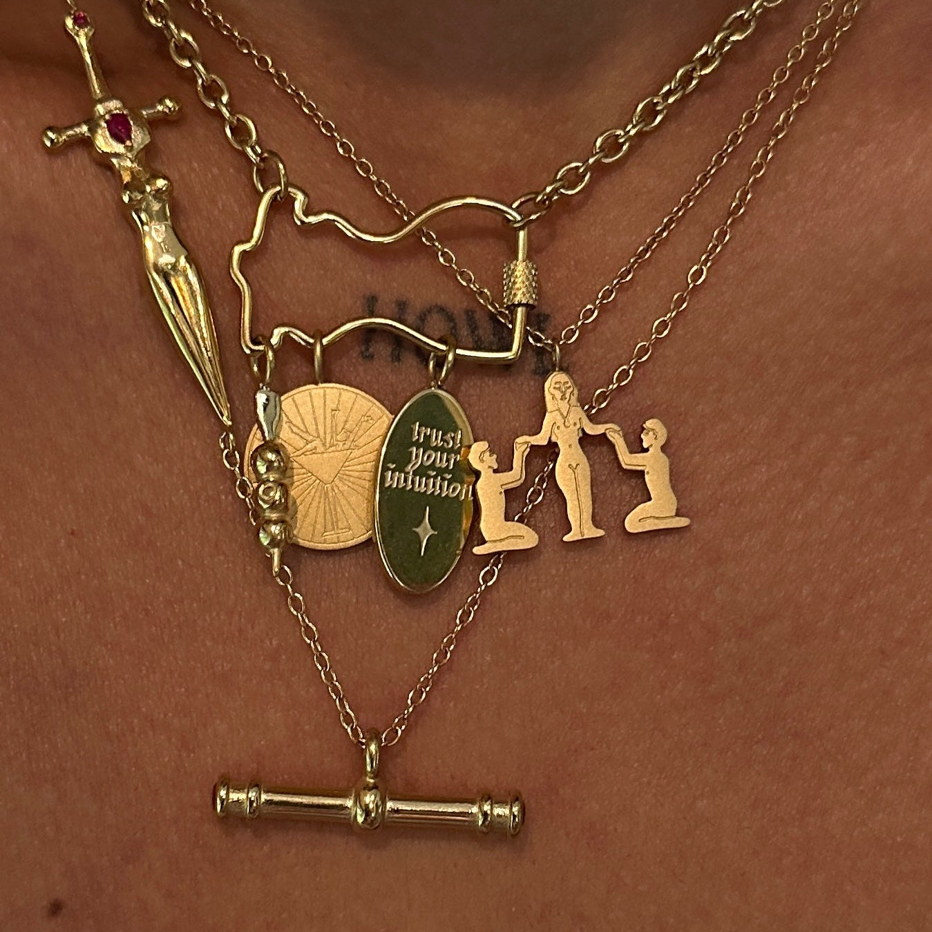 "Intuition" Charm Necklace (Preorder)