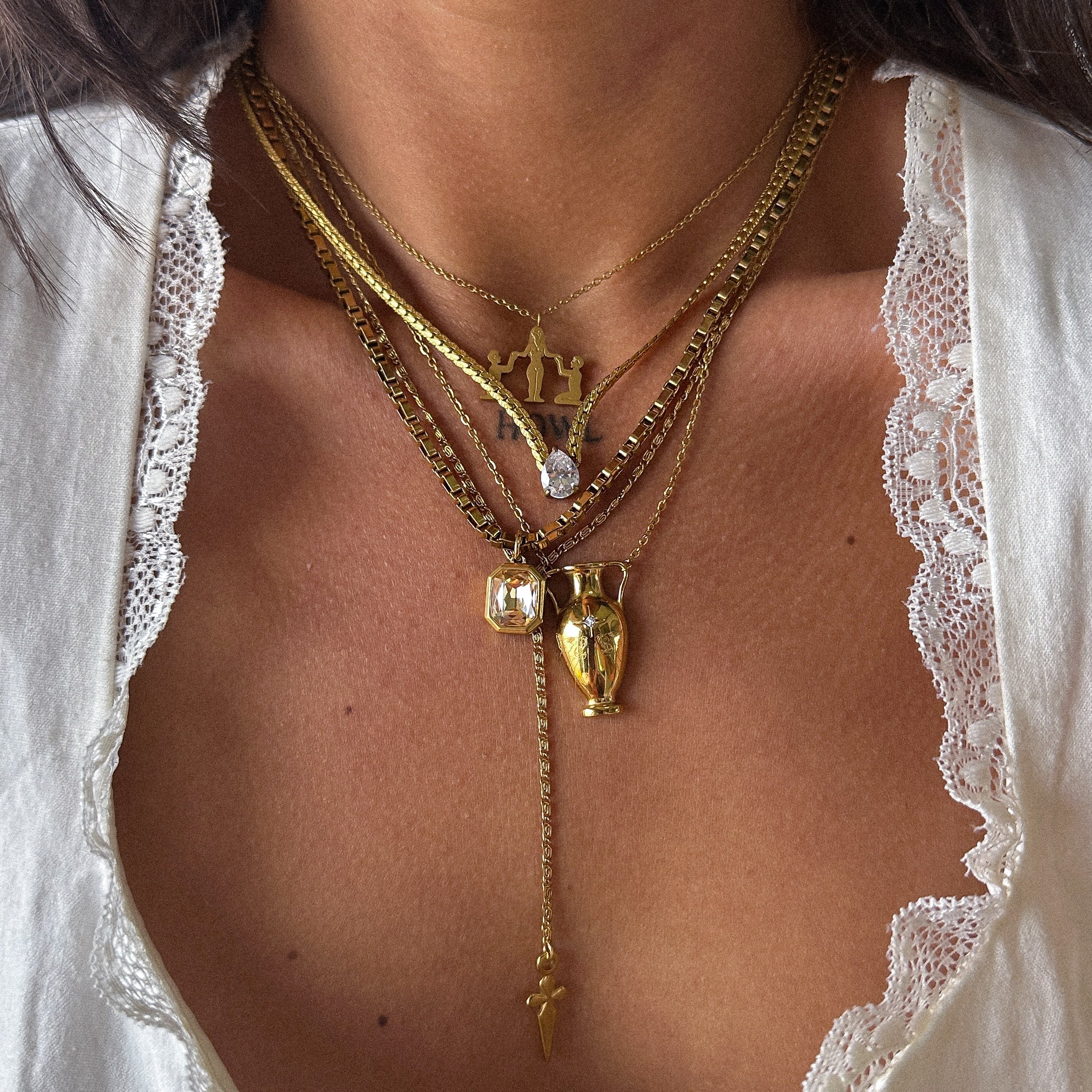 "Grace" Lariat Necklace (Preorder)