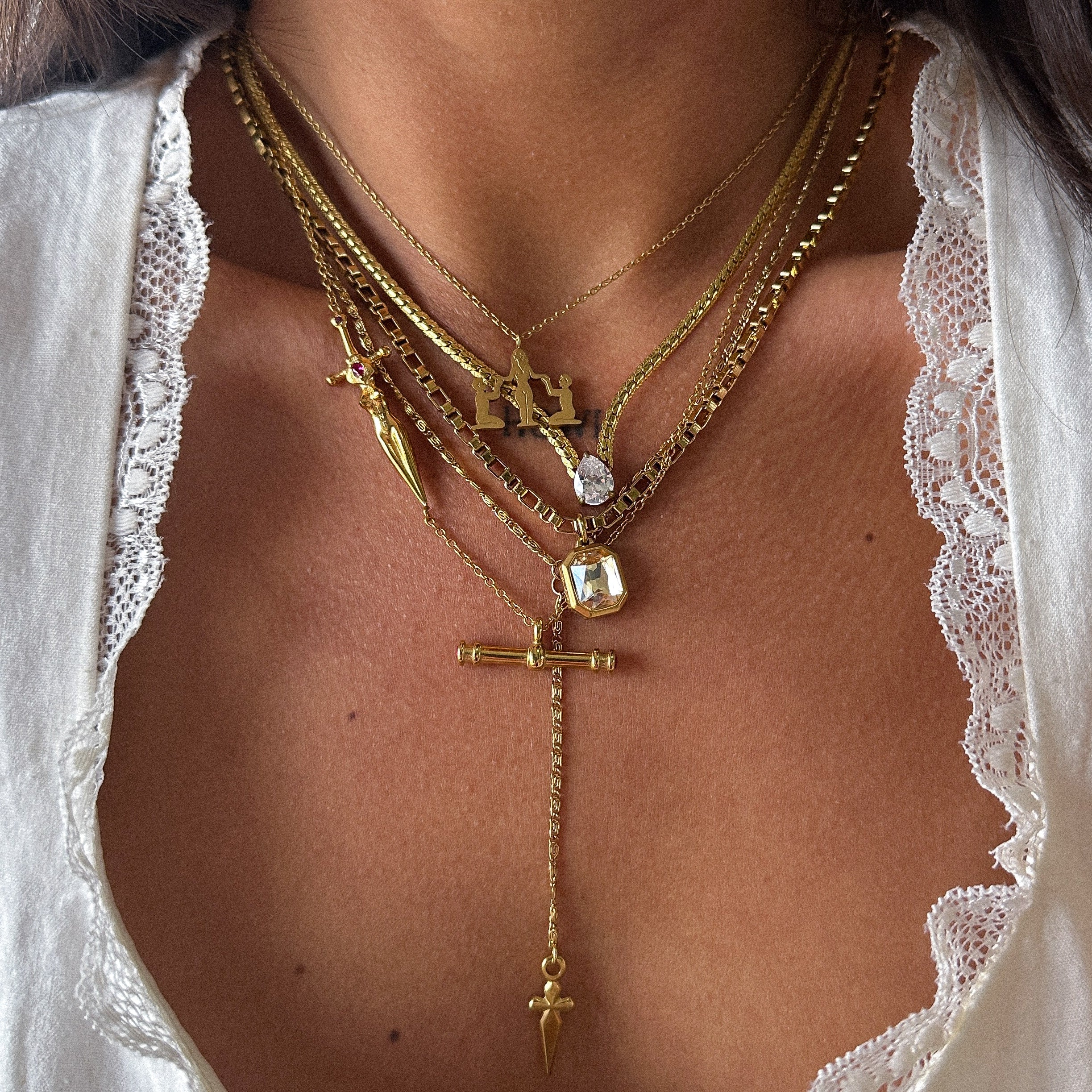 "Grace" Lariat Necklace (Preorder)