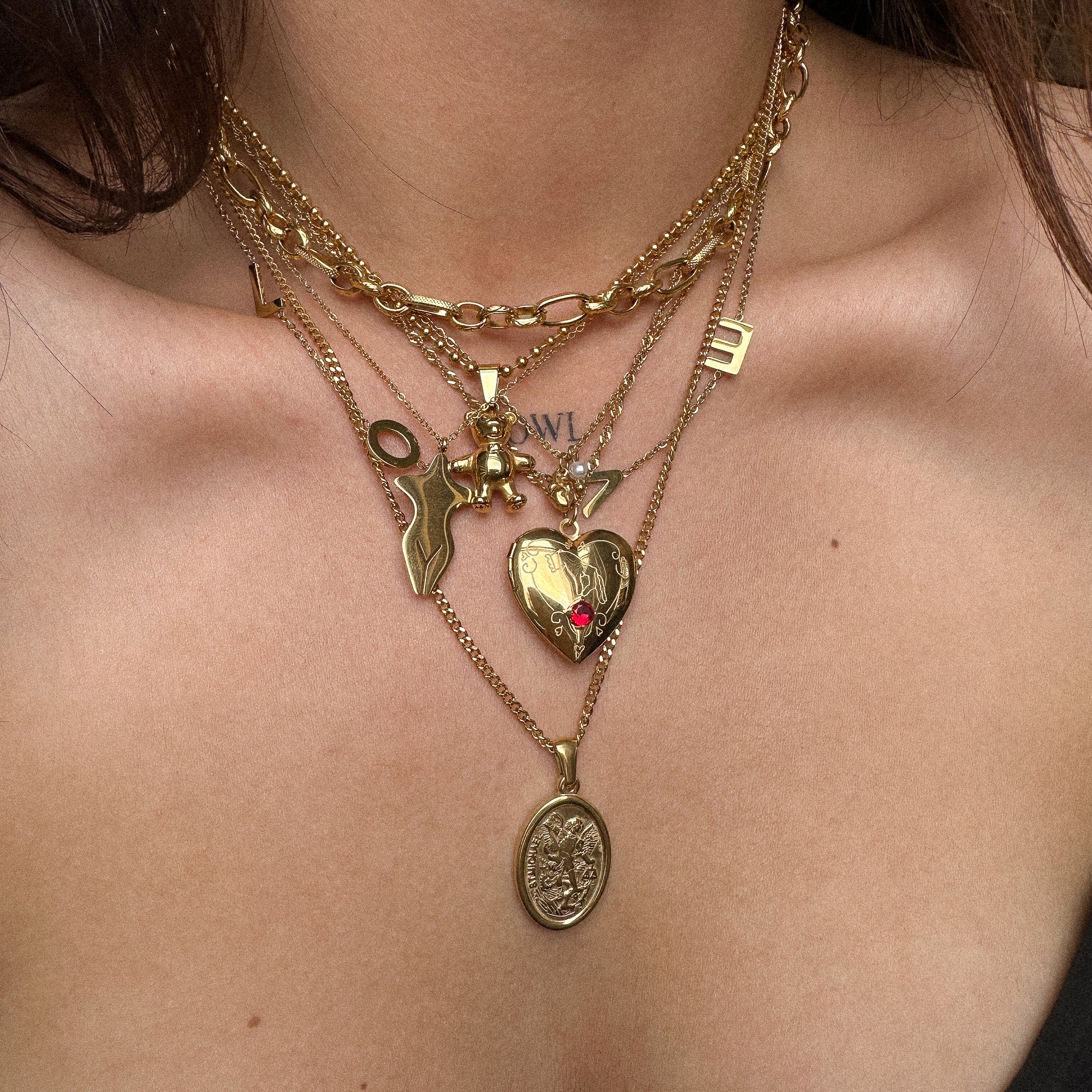 “Lady” Pendant Necklace