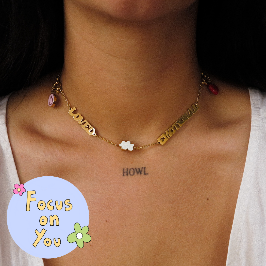 "Overthinker" Rotating Necklace