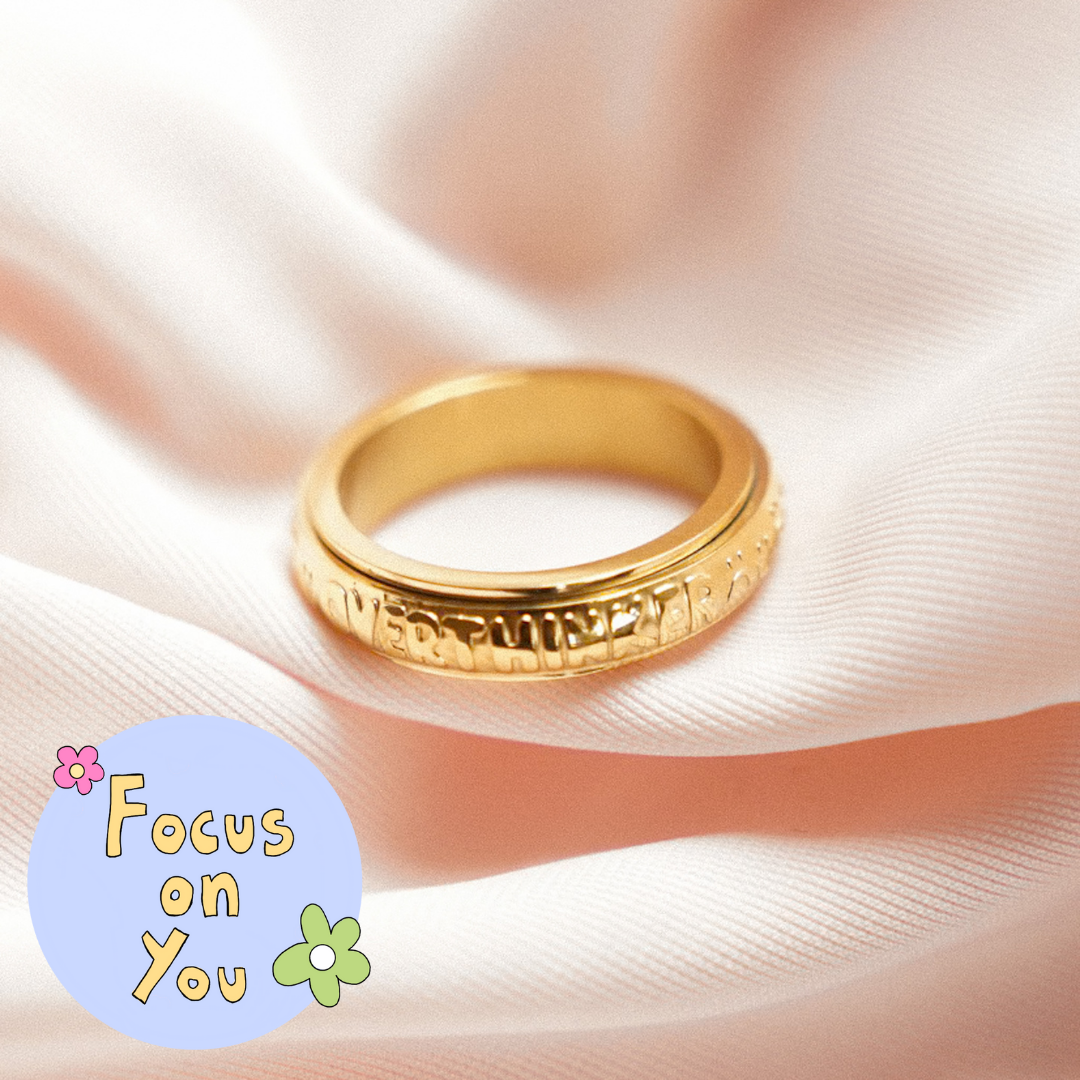 "Overthinker" Fidget Ring