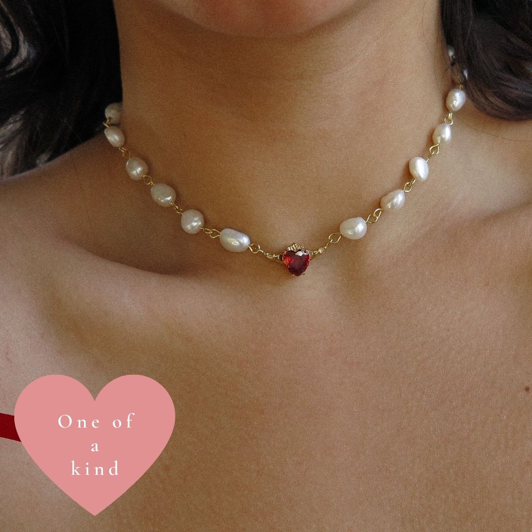 "Mohabbat" Pearl Necklace
