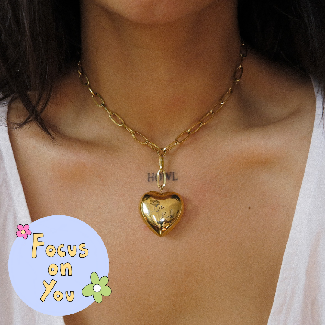 "Be Kind" Heart Necklace