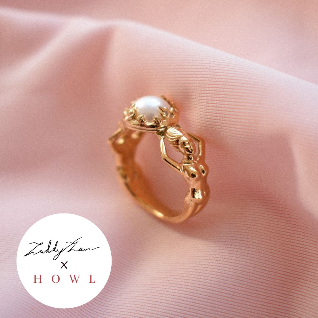 "Adair" Genderless Body Pearl Ring