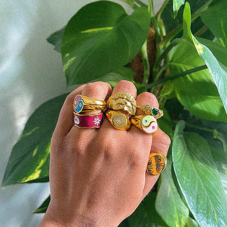 "Athena" Goddess Ring