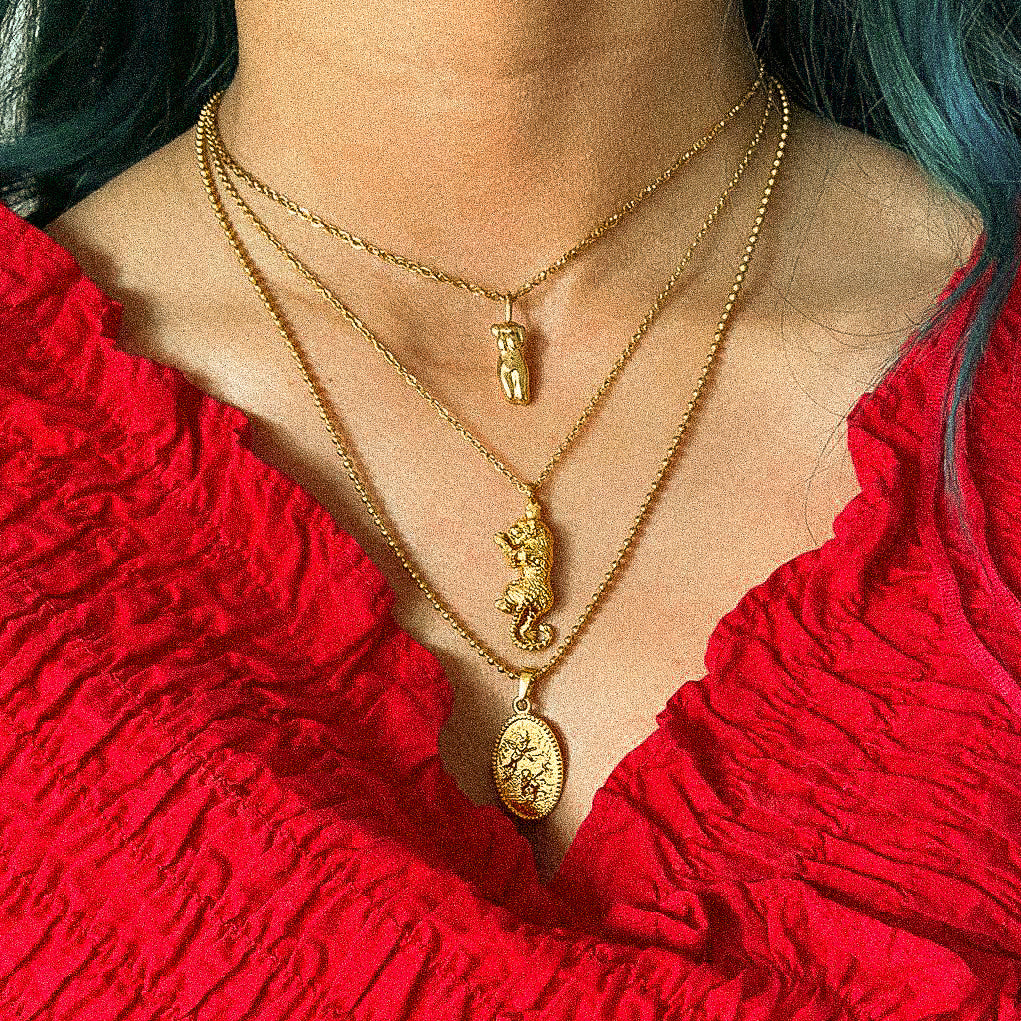 "Bryony" Nude Body Necklace