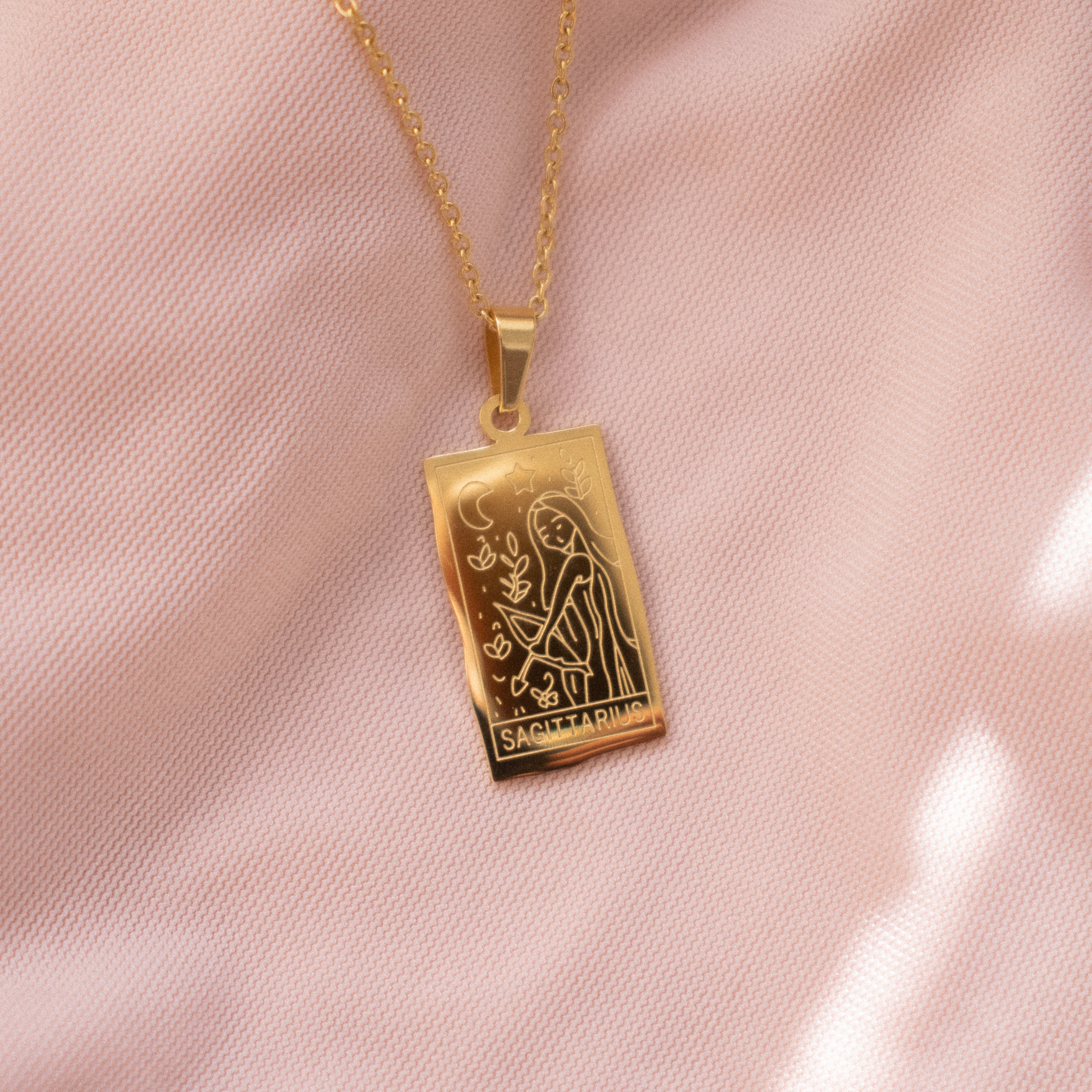 “Calderon” Astrology Tablet Necklace