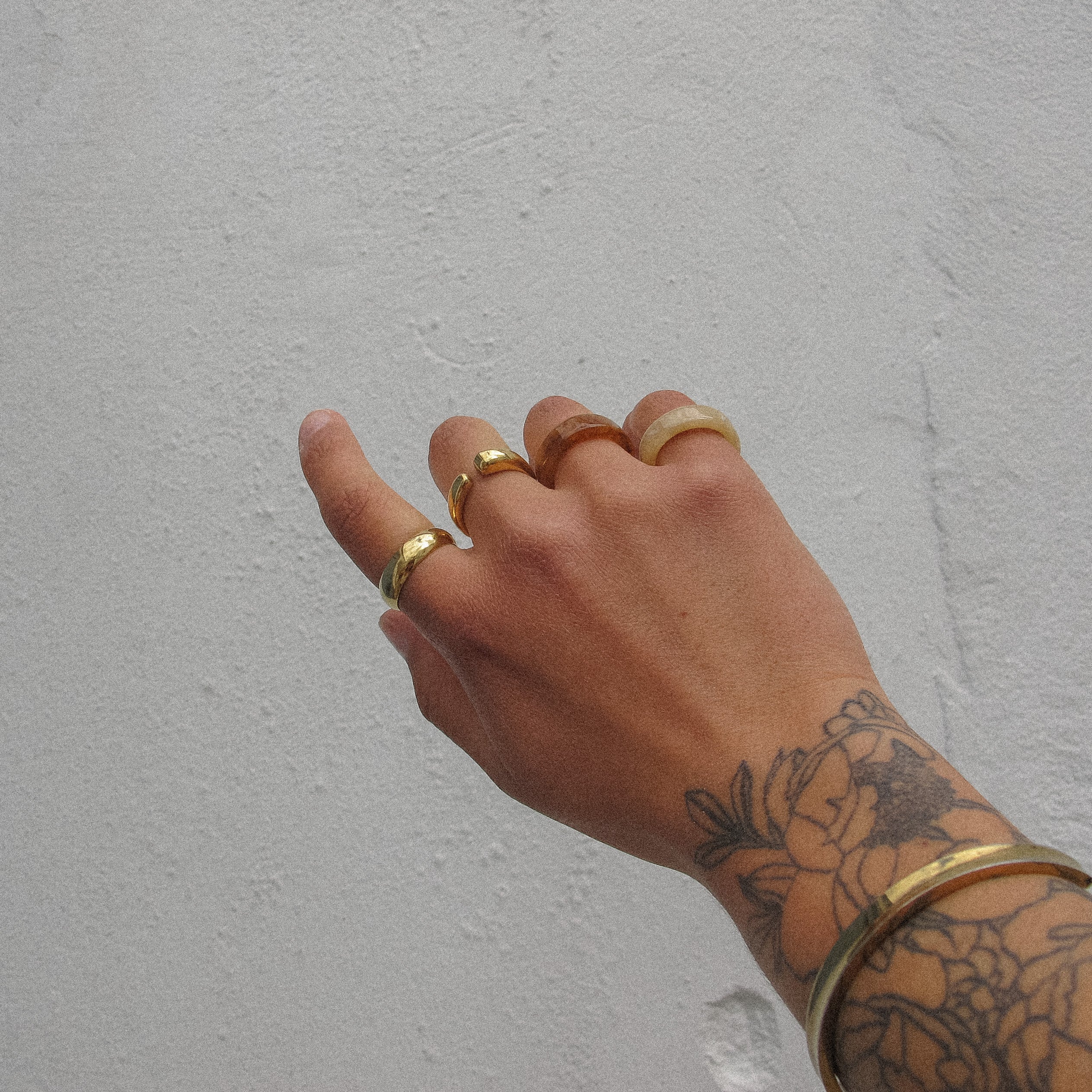 “Rani” Swirled Resin Ring