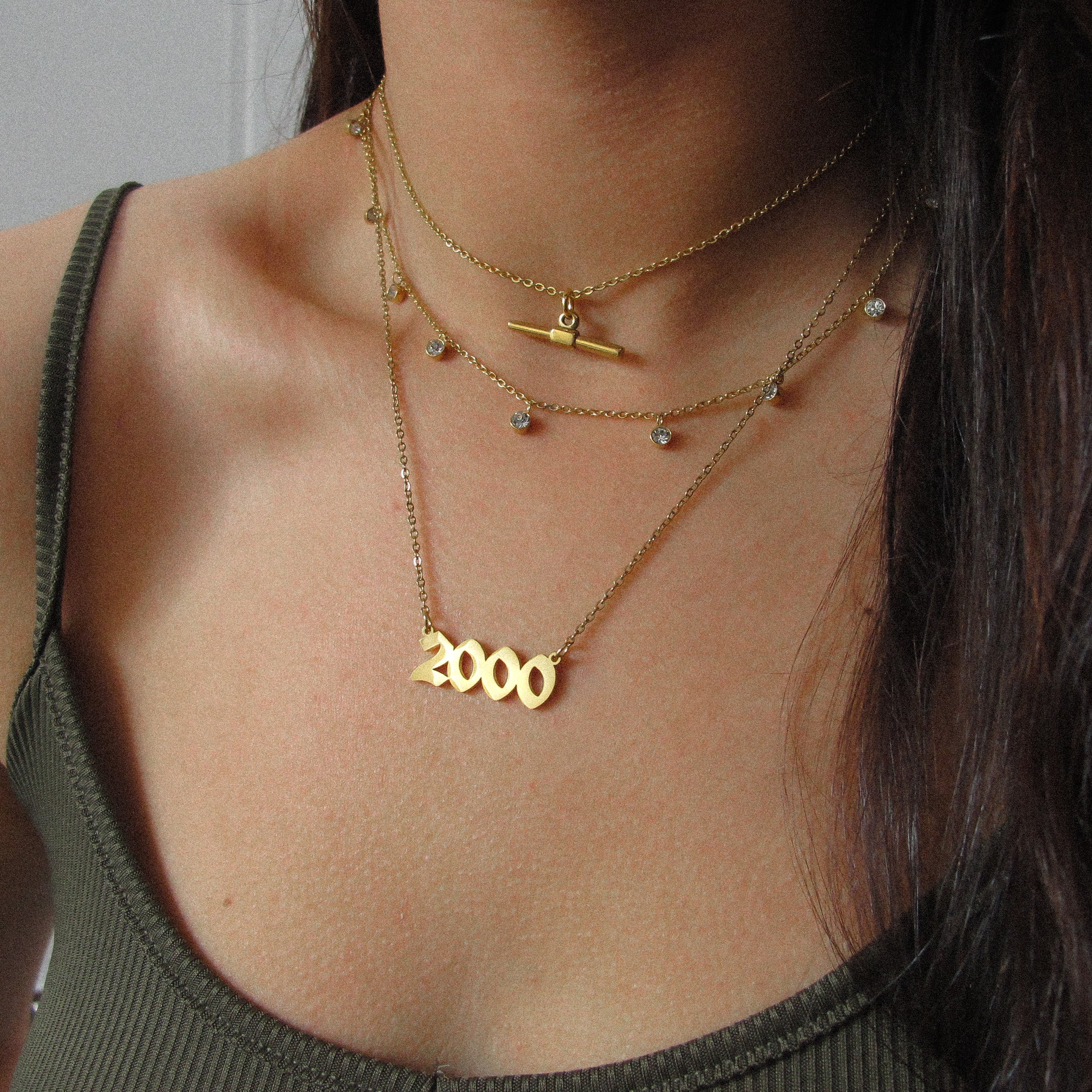 Clearance “90s Baby" Birth Date Necklace