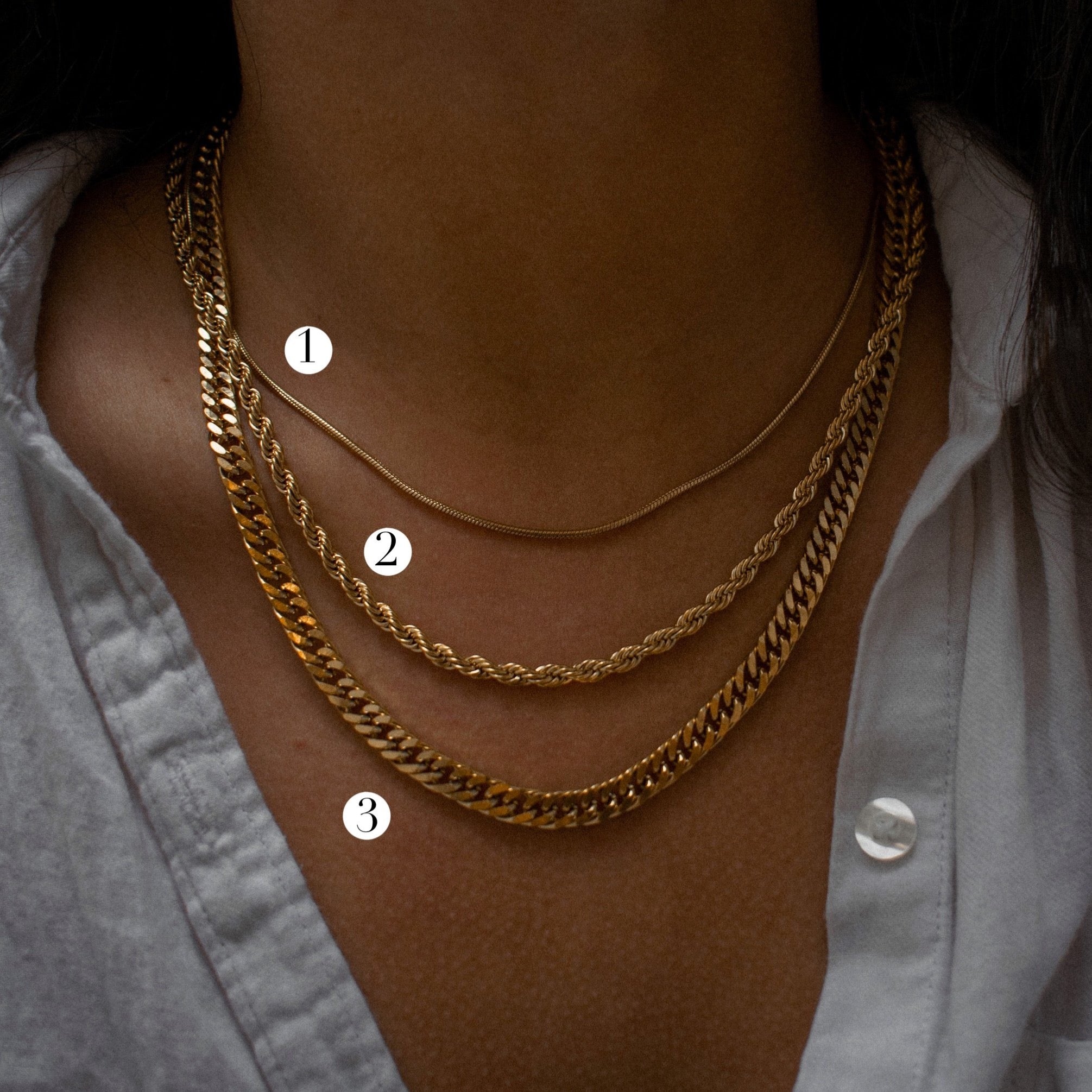 “Cori” Short Snake Chain Necklace