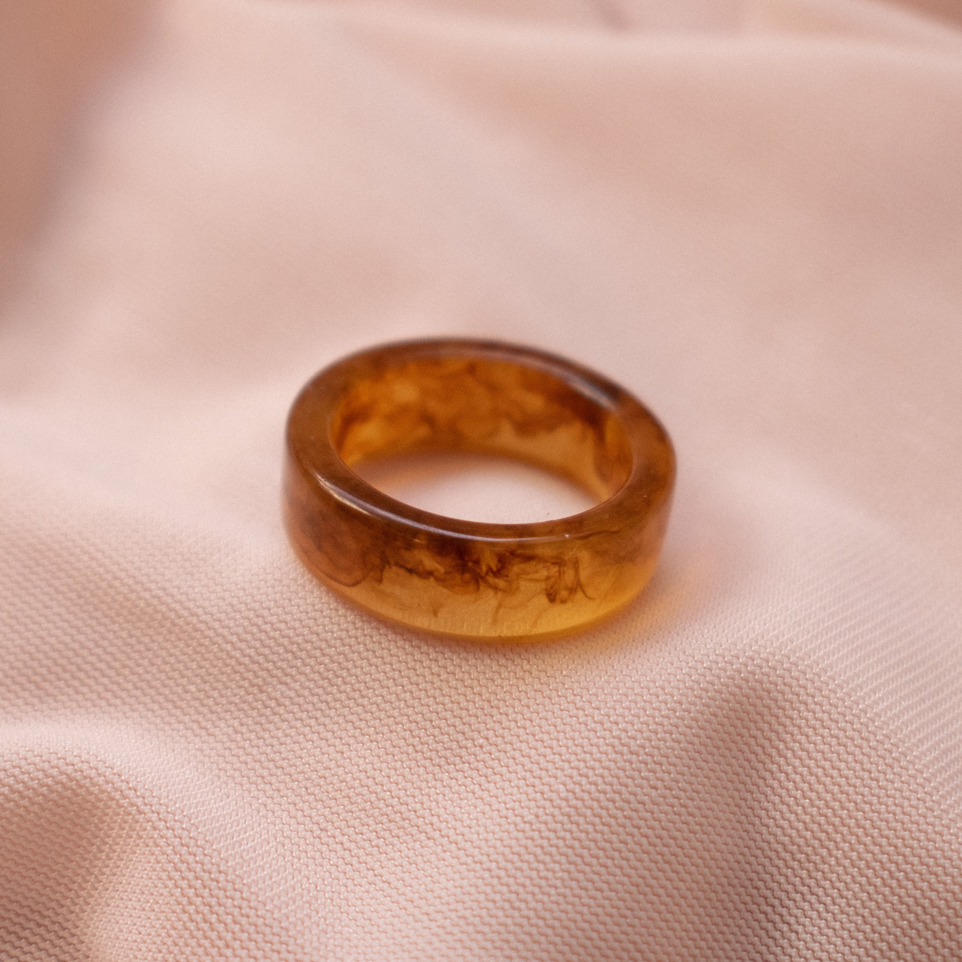 “Rani” Swirled Resin Ring