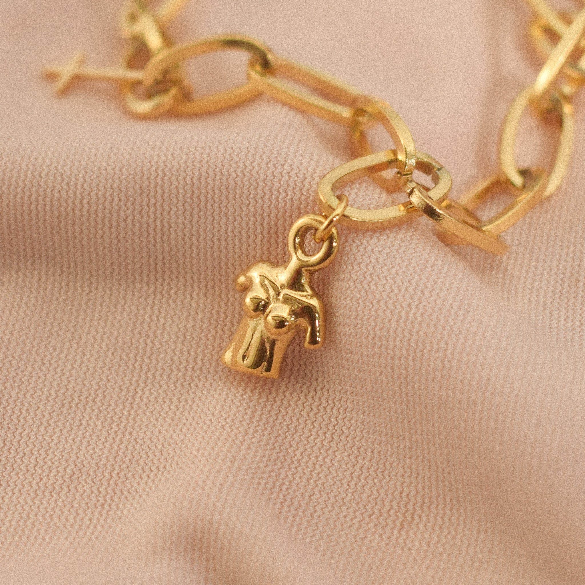 "Adina" Trio Charm Bracelet