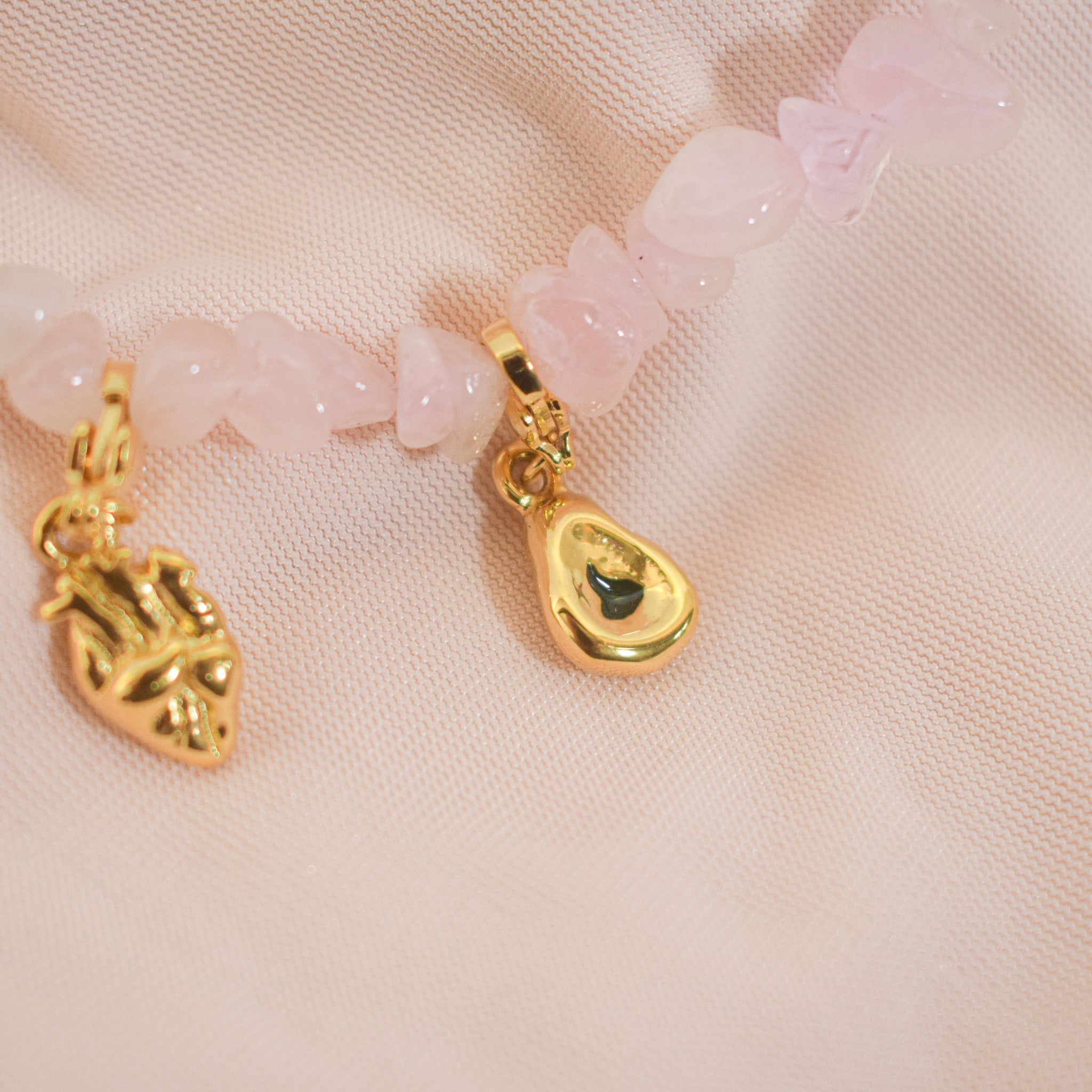 "Cora" Detachable Charm Crystal Necklace