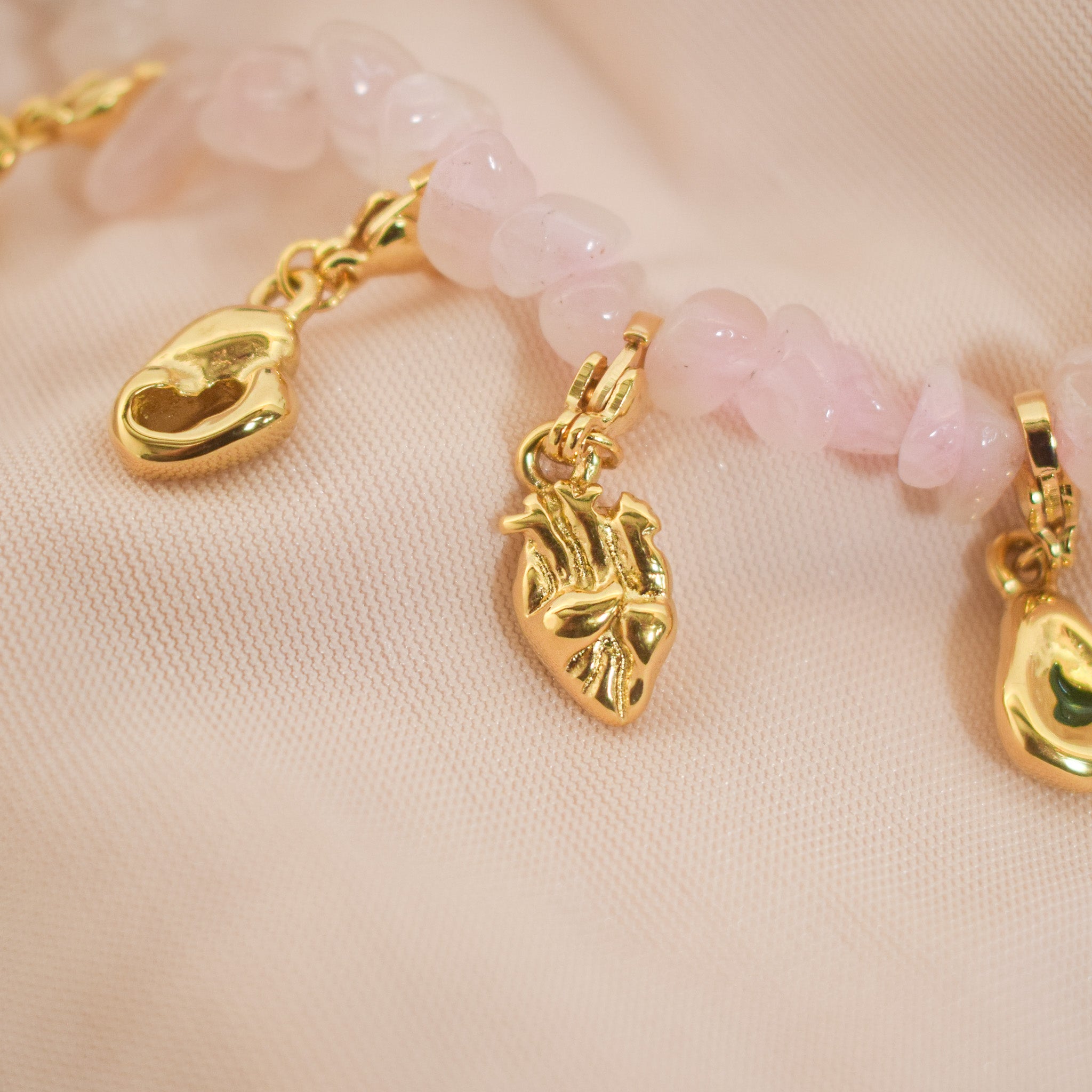 "Cora" Detachable Charm Crystal Necklace