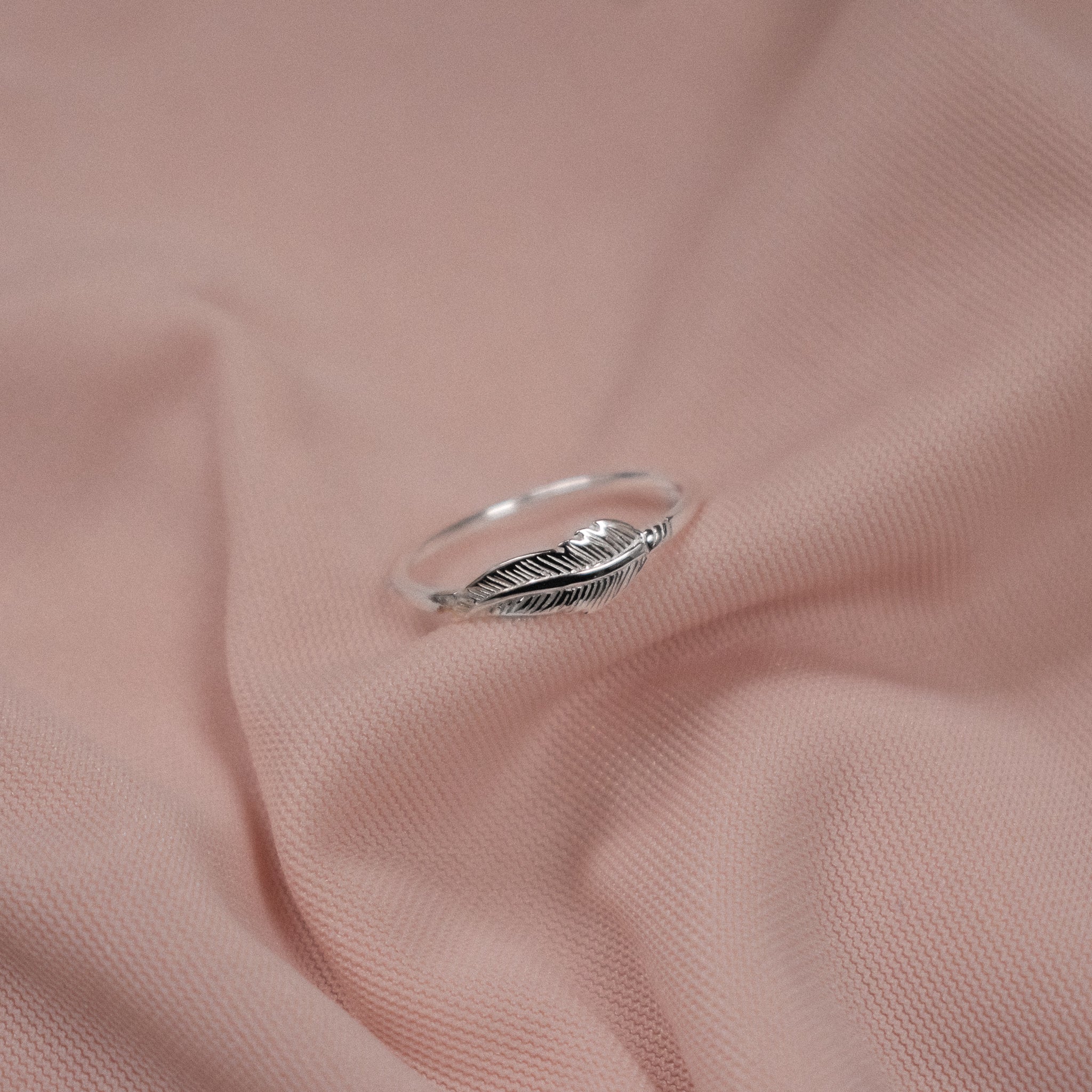"Juno” Leaf Sterling Silver Ring