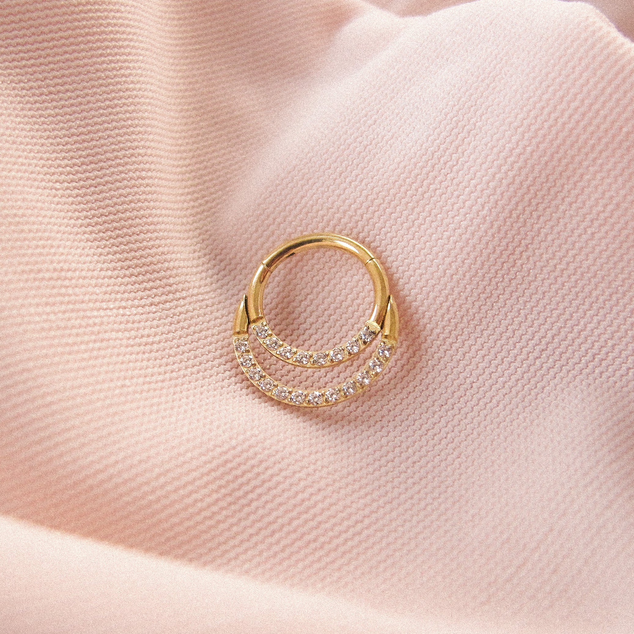 “Bonehilda” Double Layer Septum Ring