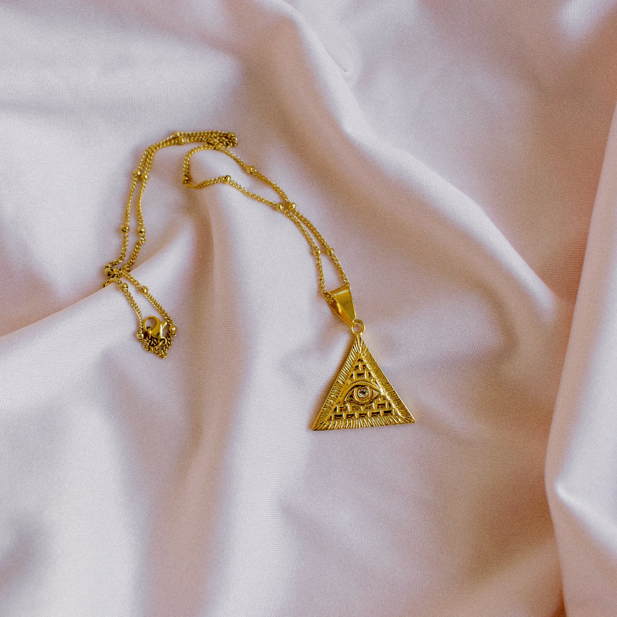 “Illuminati" Eye Necklace