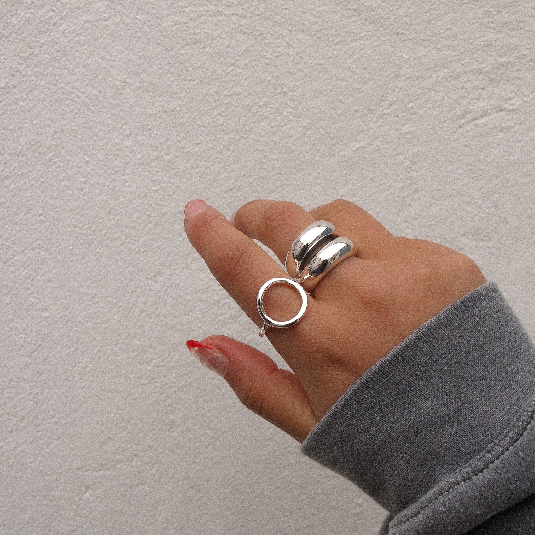 "Athaia” Sterling Silver Minimal Ring