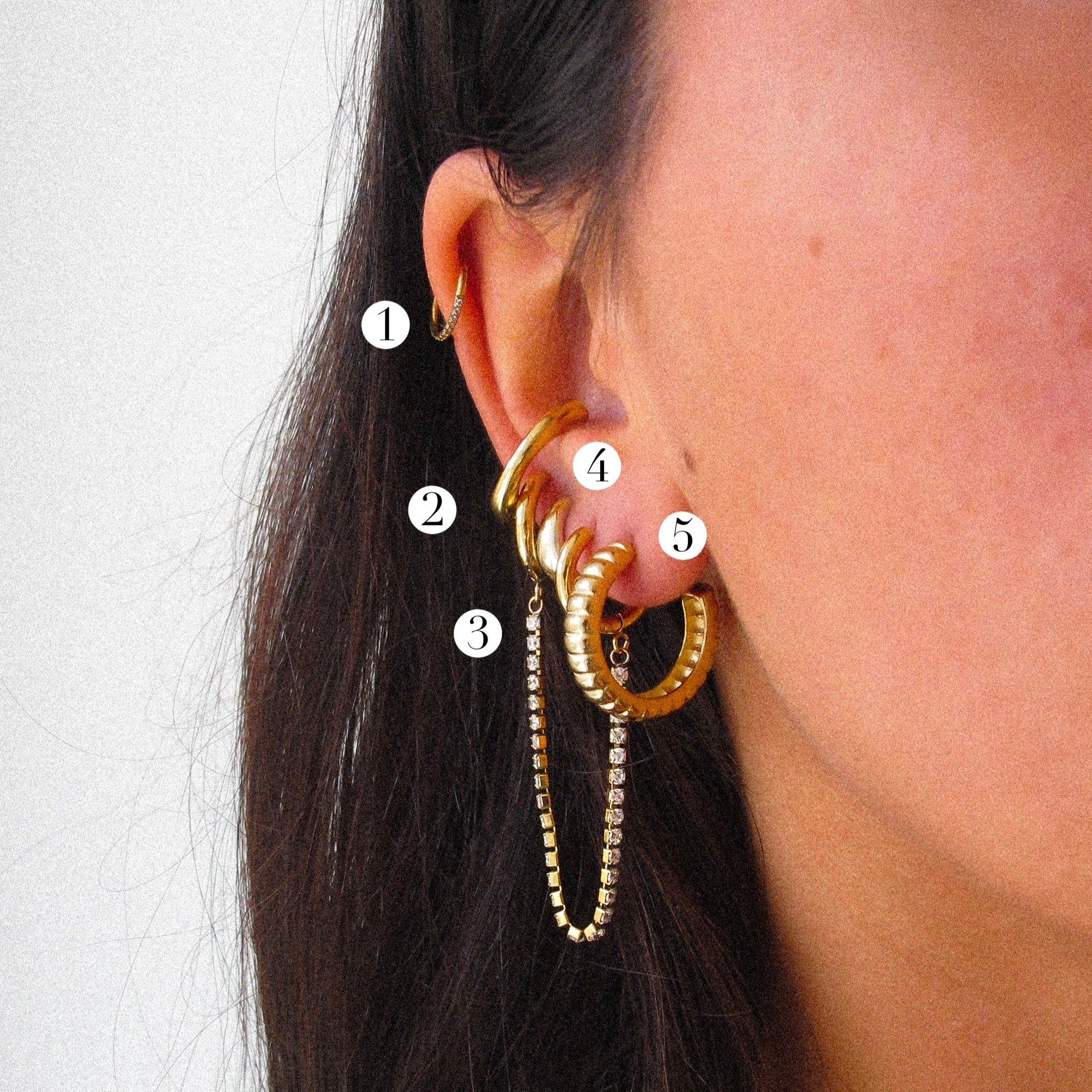 “Rapunzel” Chain CZ Clicker