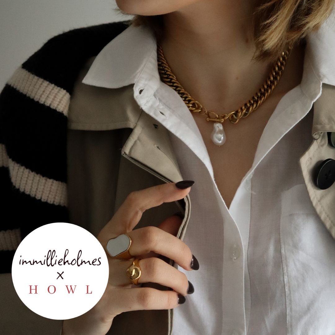 "Nala" Shell Pearl Ring