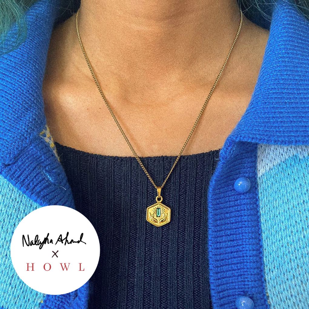 "Zorah" Hexagon Crystal Necklace