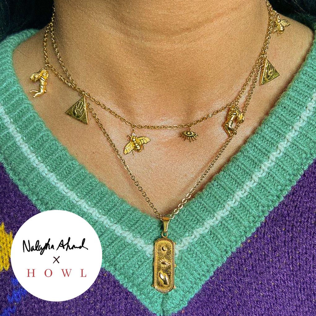 "Zahira" Staggered Choker Necklace