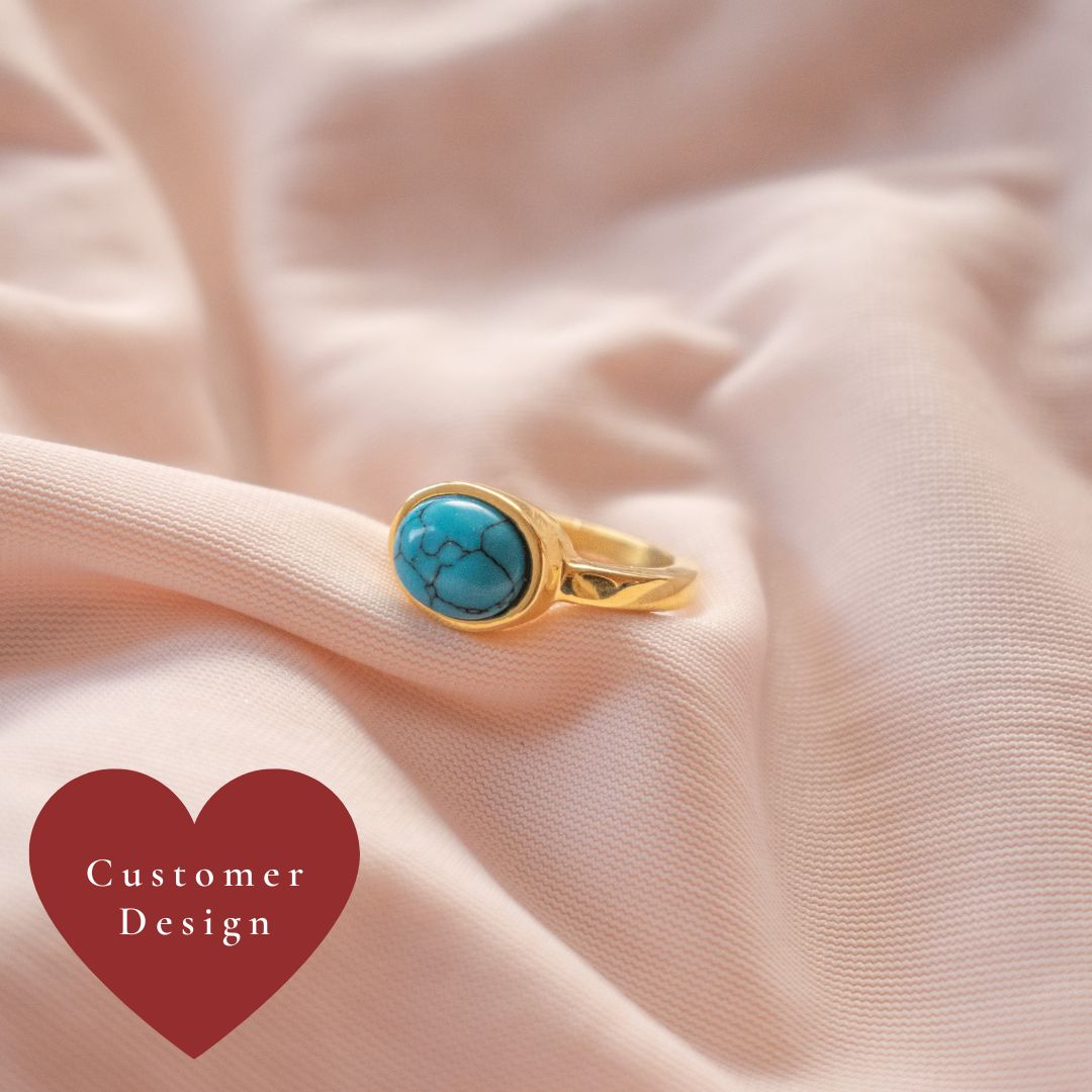 “Jane" Turquoise Ring